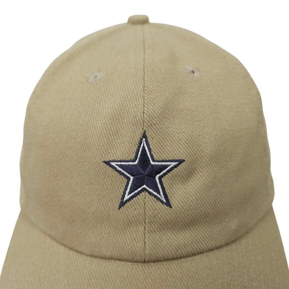 NFL Dallas Cowboys Football Adjustable Size Strapback Cap Baseball Hat Khaki - Picture 7 of 13